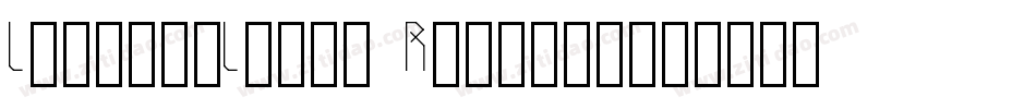 LunatixLight Regular字体转换